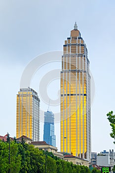 Summer city skyline scenery of Wuhan, Hubei, China