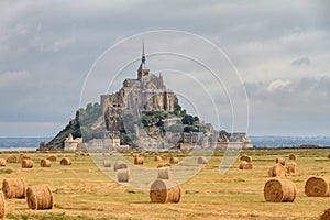 Summer clouds at Le Mont Saint-Michel