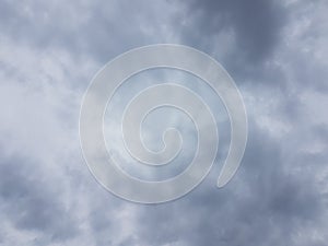 Summer cloudscape blue sky with clouds cloudy atmosphere natural empty blank background