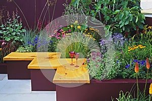 \'Summer Cocktail\' garden