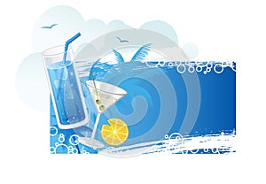 Summer cocktails banner