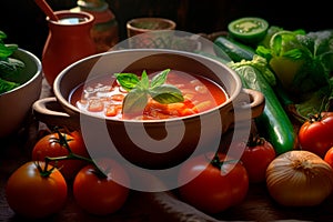 Summer Coolness: Dive into the Refreshing World of Gazpacho, a Chilled Tomato-Based Soup