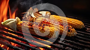 summer corn on grill