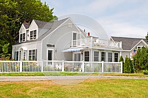 Summer cottage with fence