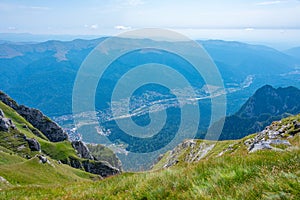 Summer day at Bucegi mountains in Romania