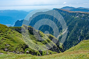 Summer day at Bucegi mountains in Romania