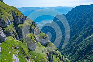 Summer day at Bucegi mountains in Romania