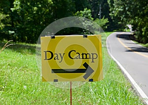 Summer Day Camp Sign