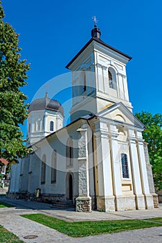 Summer day at Capriana monastery in Moldova