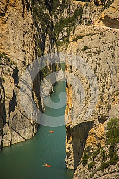 Summer day in Congost De Montrebei, Lleida, Spain