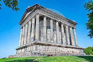 Summer day at Garni temple in Armenia