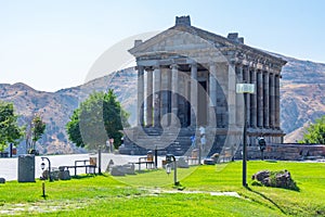 Summer day at Garni temple in Armenia