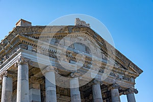 Summer day at Garni temple in Armenia