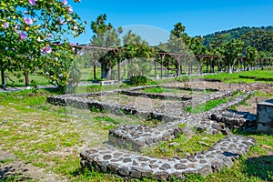 Summer day at Gonio fortress in Adjara region of Georgia