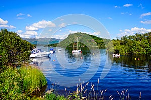 Summer day on Loch Lomond, Scotland