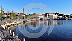 Summer day in Norra hamn in LuleÃÂ¥