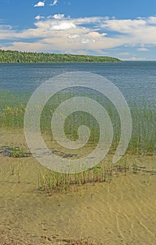 Summer Day on a North Woods Lake