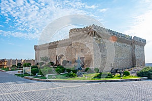 Summer day at Qala castle in Azerbaijan photo