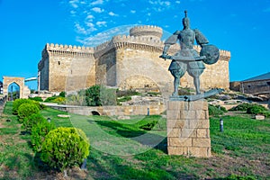 Summer day at Qala castle in Azerbaijan photo