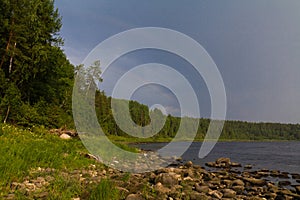 Summer day on the river