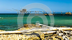 Italian seaside in a summer day