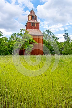 Summer Day at Seglora Church, Skansen, Stockholm photo
