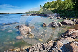 Summer day in Suomenlinna Helsinki