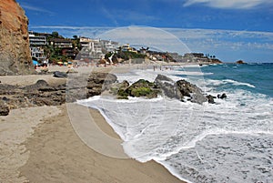 Summer day at Victoria Beach, Laguna Beach, California