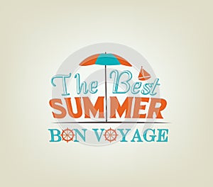 Summer design poster