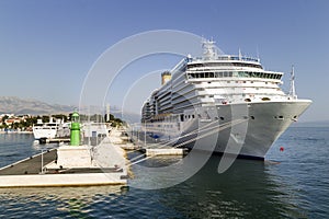 Summer dock in Split Port