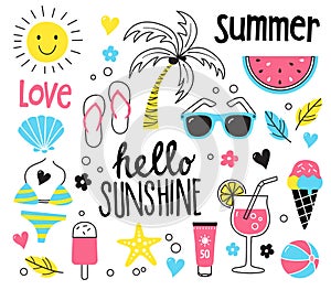 Summer Doodles - Beach and Holidays