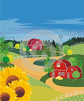Summer farm