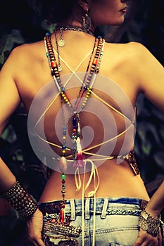 Summer fashion boho necklaces photo