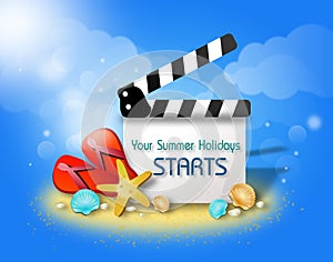 Summer Film flap greeting