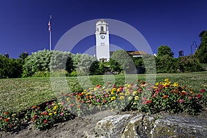 Summer flowers at the Idaho Depot in Boise