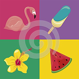 summer four icons