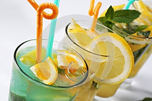 Summer fresh juices photo