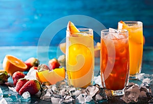 Summer fruit drinks