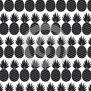 Summer fruits for healthy lifestyle. Pineapple fruit. Vector illustration cartoon flat icon isolated on colorful background. Desig