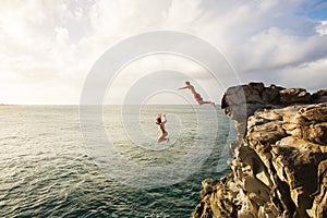 Summer Fun, Cliff Jumping photo