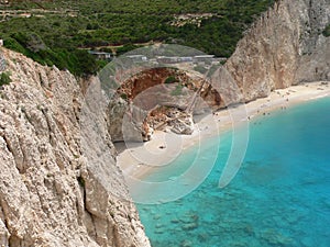 Summer fun traveling and party. Best beaches in the world. Lefkada. Greece.