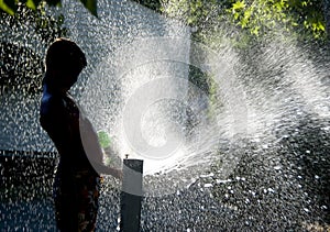 Summer fun with water