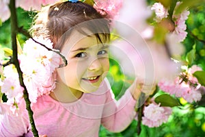 Summer girl fashion. childhood. Springtime. weather forecast. face and skincare. allergy to flowers. Small child