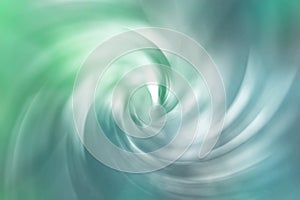 Summer green and blue spiral abstract gradient background