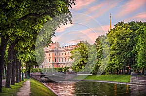 Summer greens at the Mikhailovsky Castle