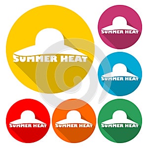 Summer heat icon - Illustration