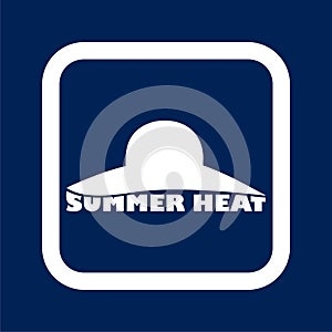 Summer heat icon - Illustration