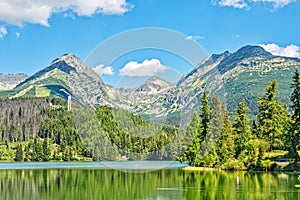 Summer in High Tatras Mountains.