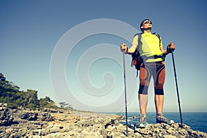 Summer hike along the coast.