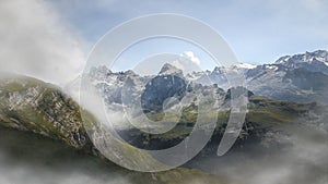 Summer hike in Swiss Alps - Reuti, Hasliberg.